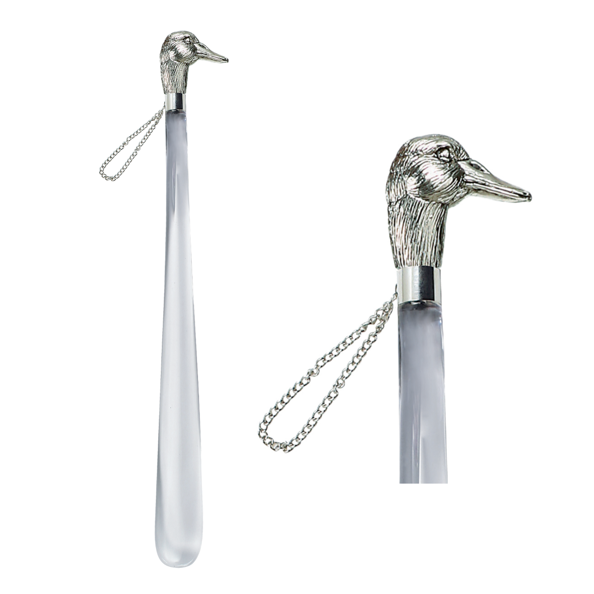 Schmuck Schuhanzieher Motiv Ente - Schuhlöffel – Anziehhilfe aus hochwertigem Kunststoff Schmuck Schuhanzieher Motiv Ente - Schuhlöffel – Anziehhilfe aus hochwertigem Kunststoff