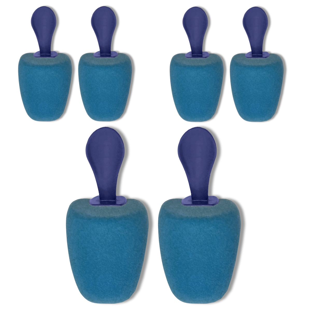 Foam Fit Schuhspanner - Karrée Gr. 37-41 - Set zu 3 Paar - Schuhformer Schuhstrecker