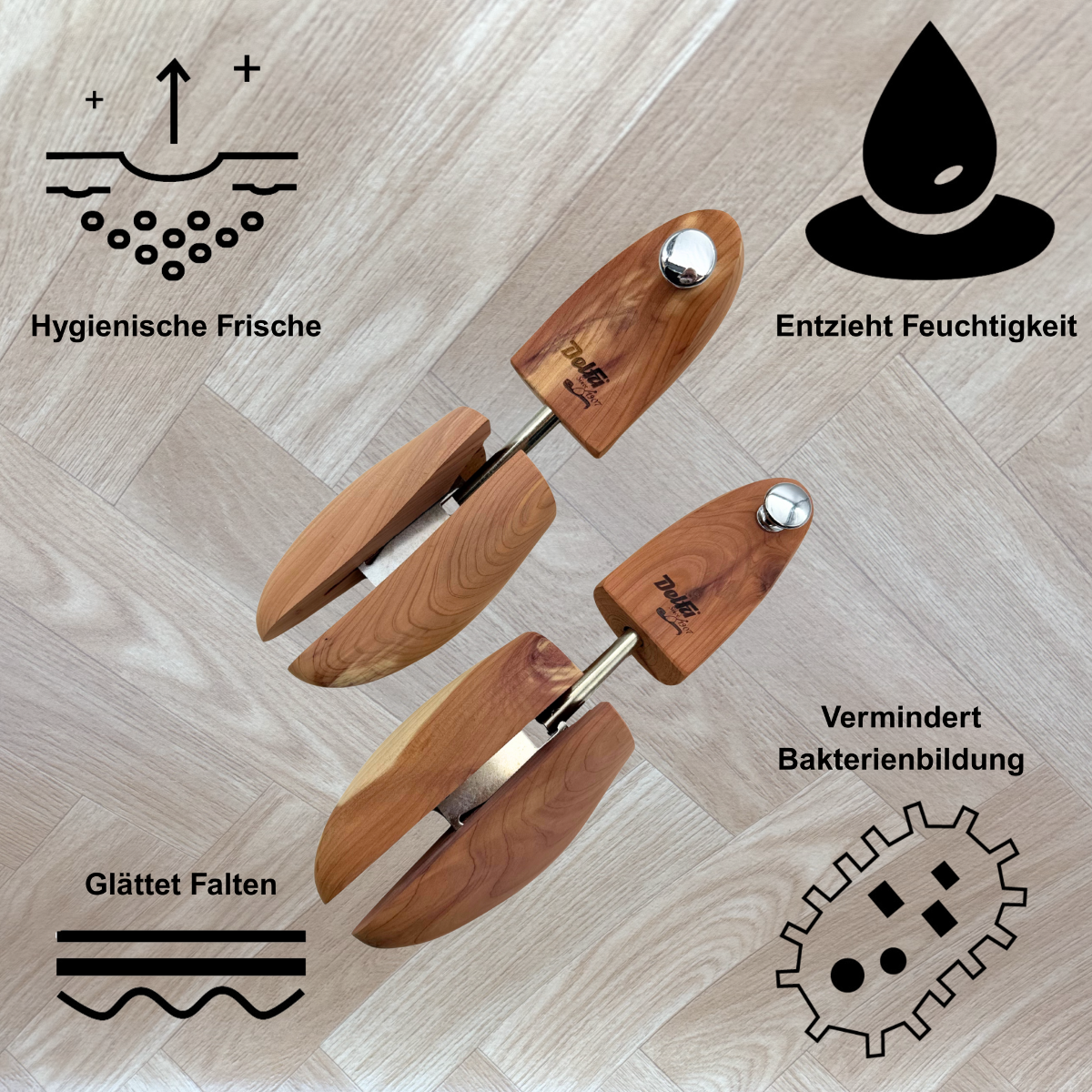 Delfa Lord Cedar Premium Schuhspanner Schuhformer Herren Gr. 40 / 41