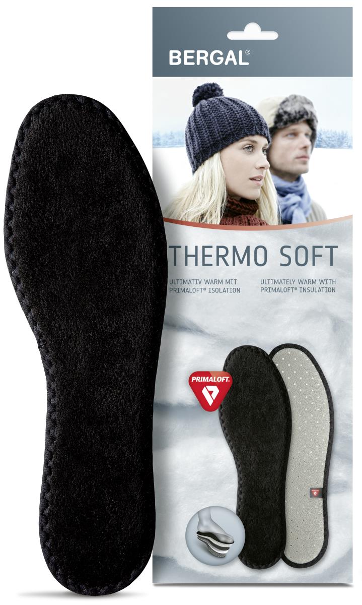 Bergal Thermo Soft Wintersohle, Schuh Einlage mit Funktionsfaser PrimaLoft®