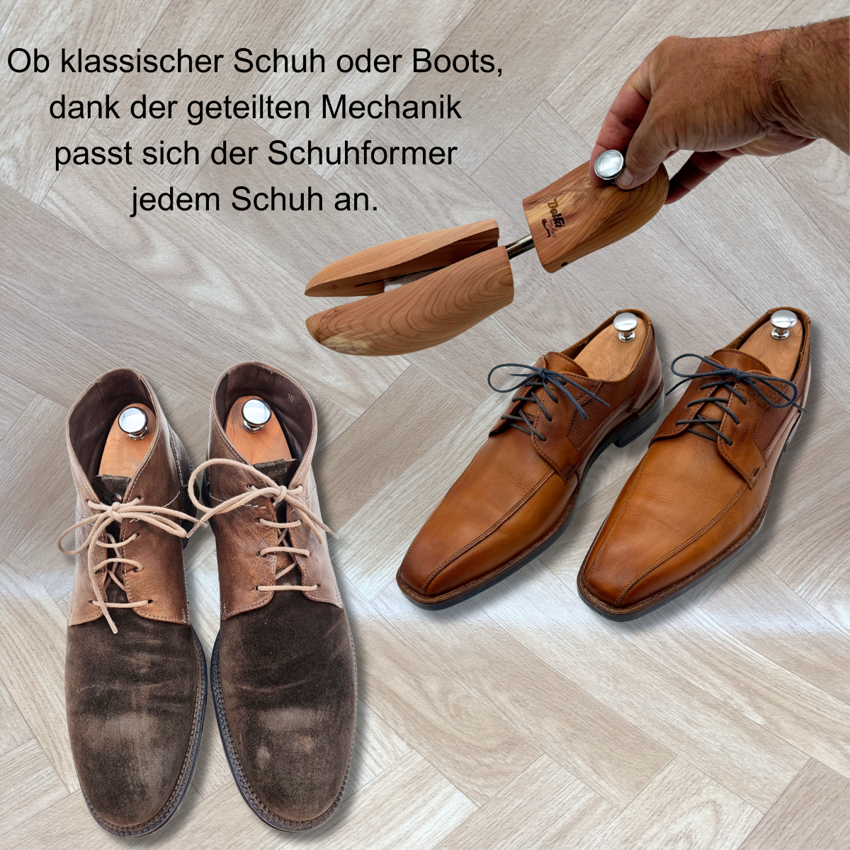 Delfa Lord Cedar Premium Schuhspanner Schuhformer Herren Gr. 40 / 41