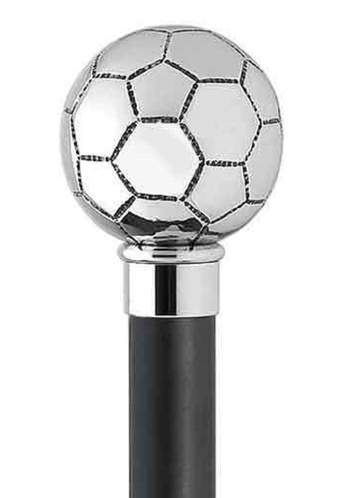 Design Schuhanzieher Motiv Fußball mit Gravur - Schuhlöffel - Anziehhilfe mit Wunschtext