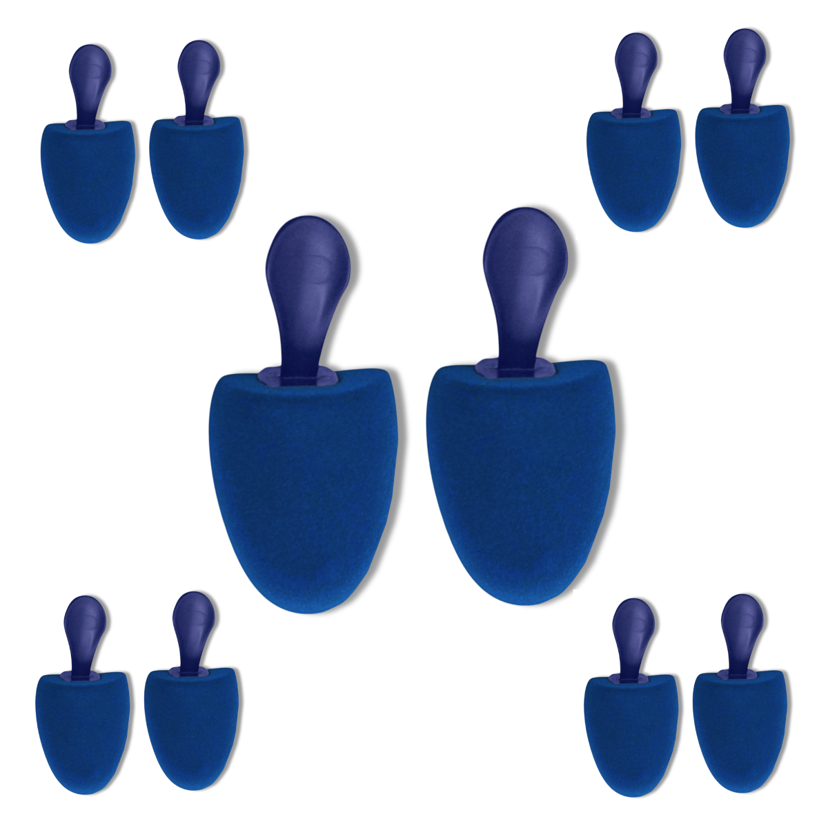 Foam Fit Schuhspanner - Rund Gr. 37-41 - Set zu 5 Paar - Schuhformer Schuhstrecker