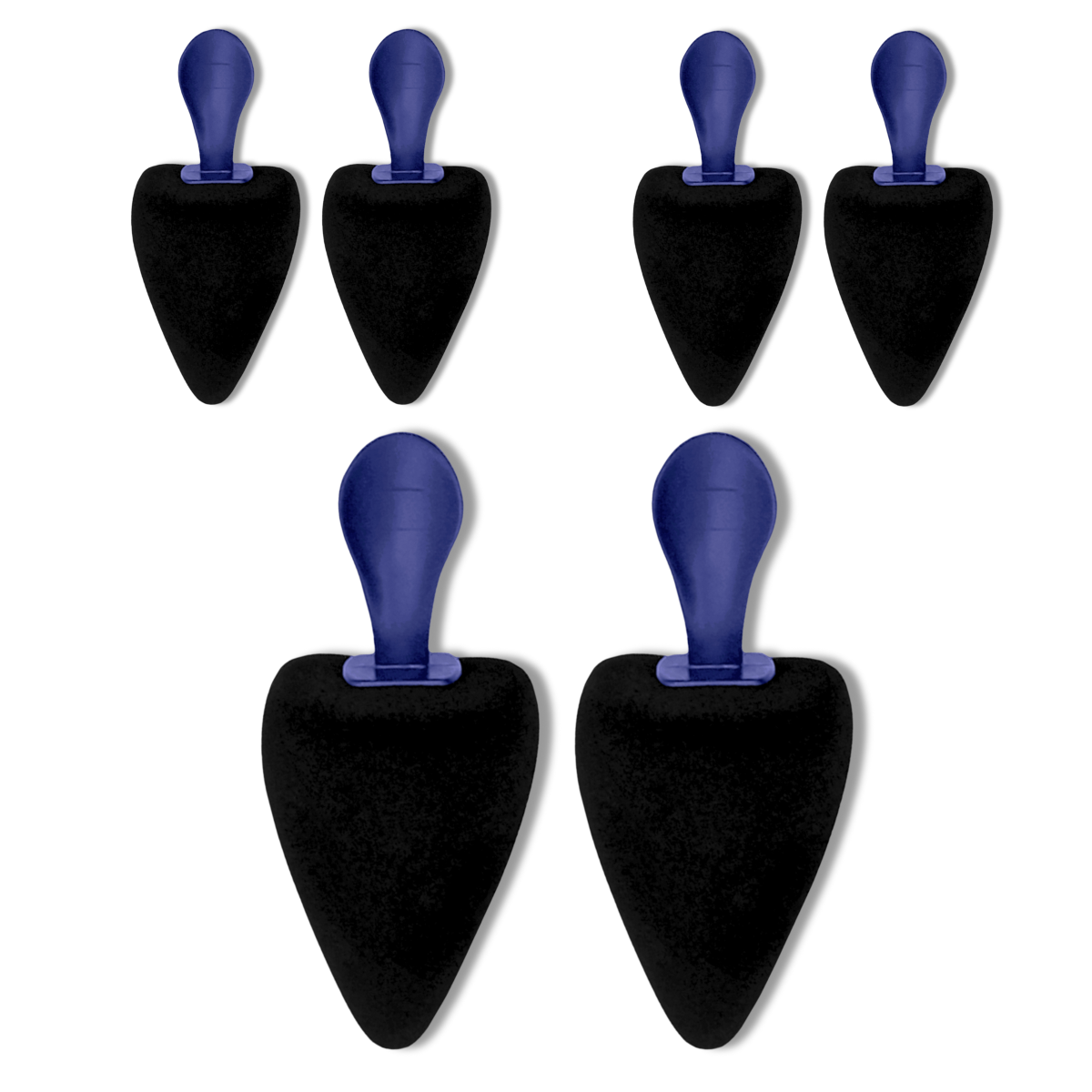 Foam Fit Schuhspanner - Spitz Gr. 37-41 - Set zu 3 Paar - Schuhformer Schuhstrecker