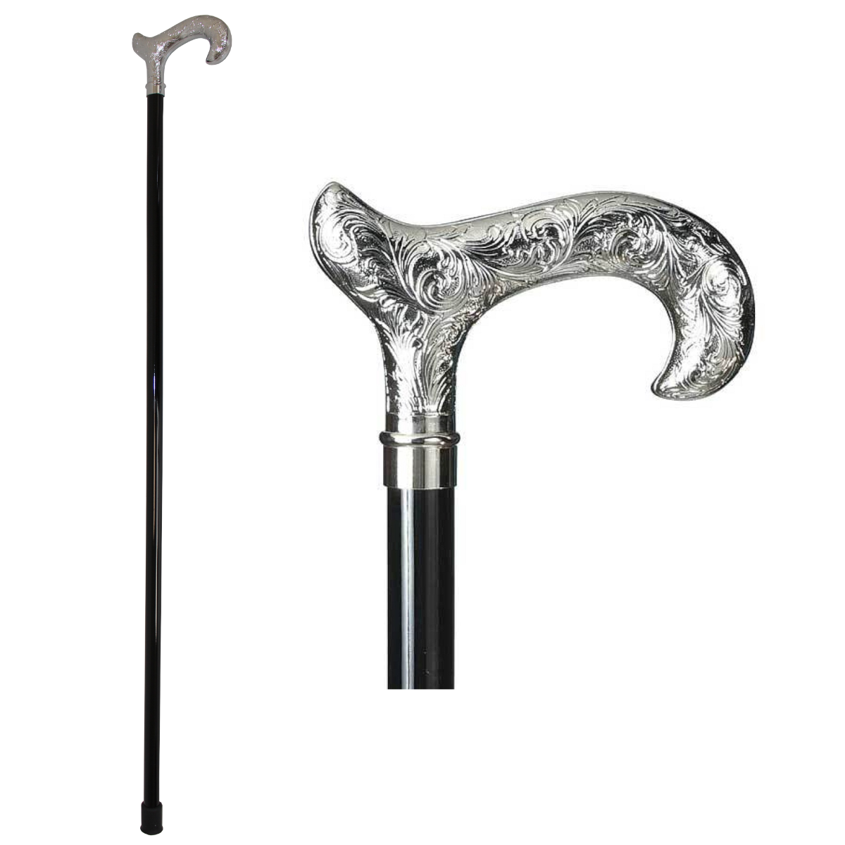 Gehstock mit Griffmotiv Derby verziert - Spazierstock - Flanierstock Gehstock mit Griffmotiv Derby verziert - Spazierstock - Flanierstock