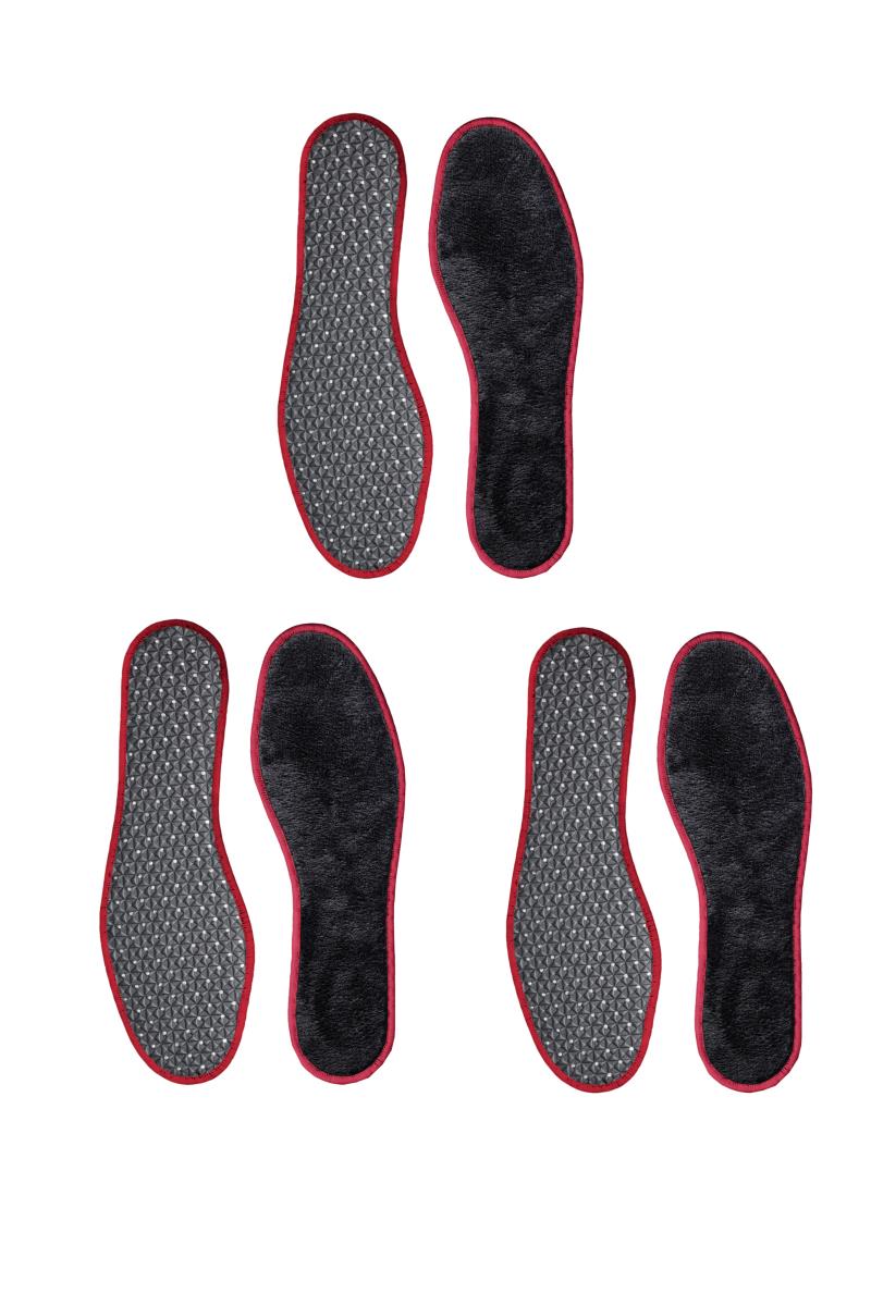 3 Paar kuschelige Winter Einlegesohlen, Fleece Einlage für Schuhe, Stiefel...