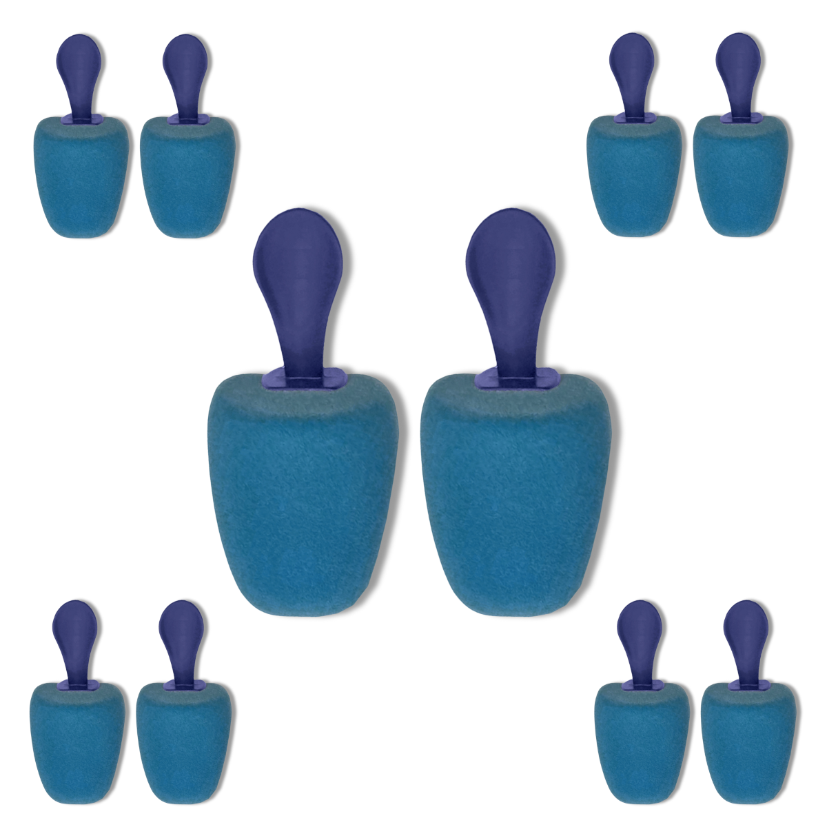 Foam Fit Schuhspanner - Karrée Gr. 37-41 - Set zu 5 Paar - Schuhformer Schuhstrecker